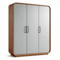 Armoire en bois avec portes miroir dimensions 190 x 120 x 50cm